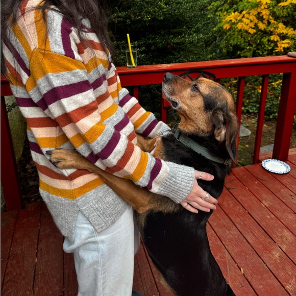 Verve Ami striped colorblock sweater - Picture 5 of 5